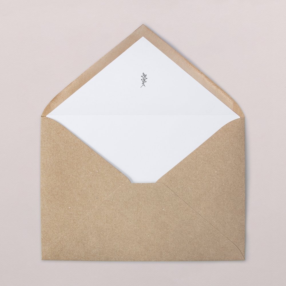 Binnenkant envelop